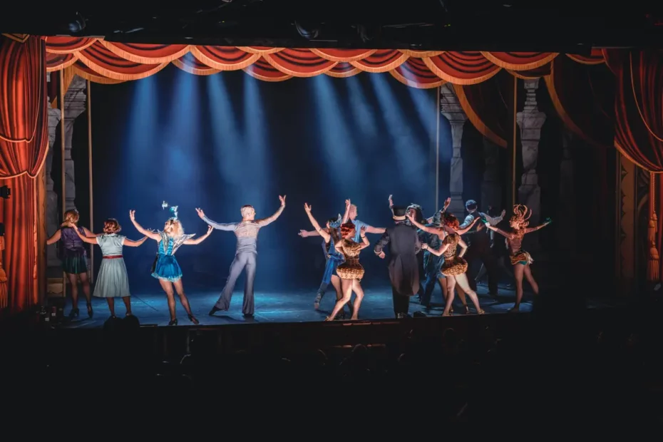 performers on stage