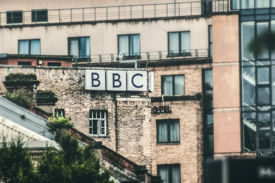 Outside shot of BBC building