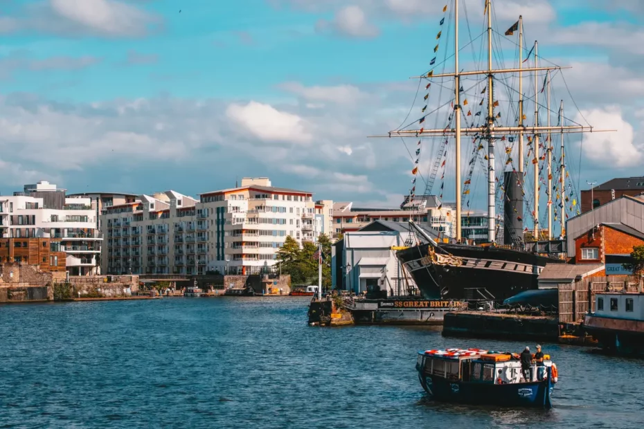 tall ship in harbour