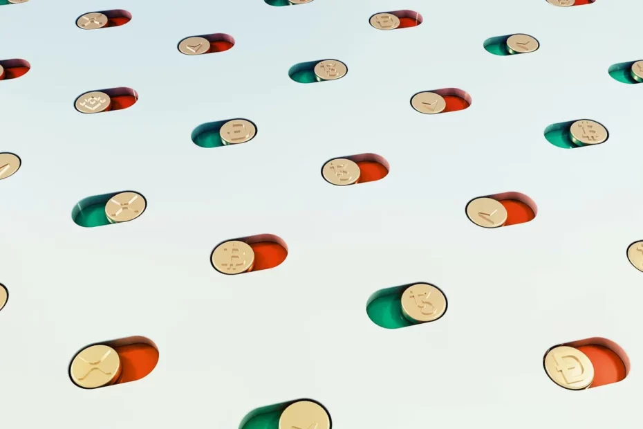 image of bit coins