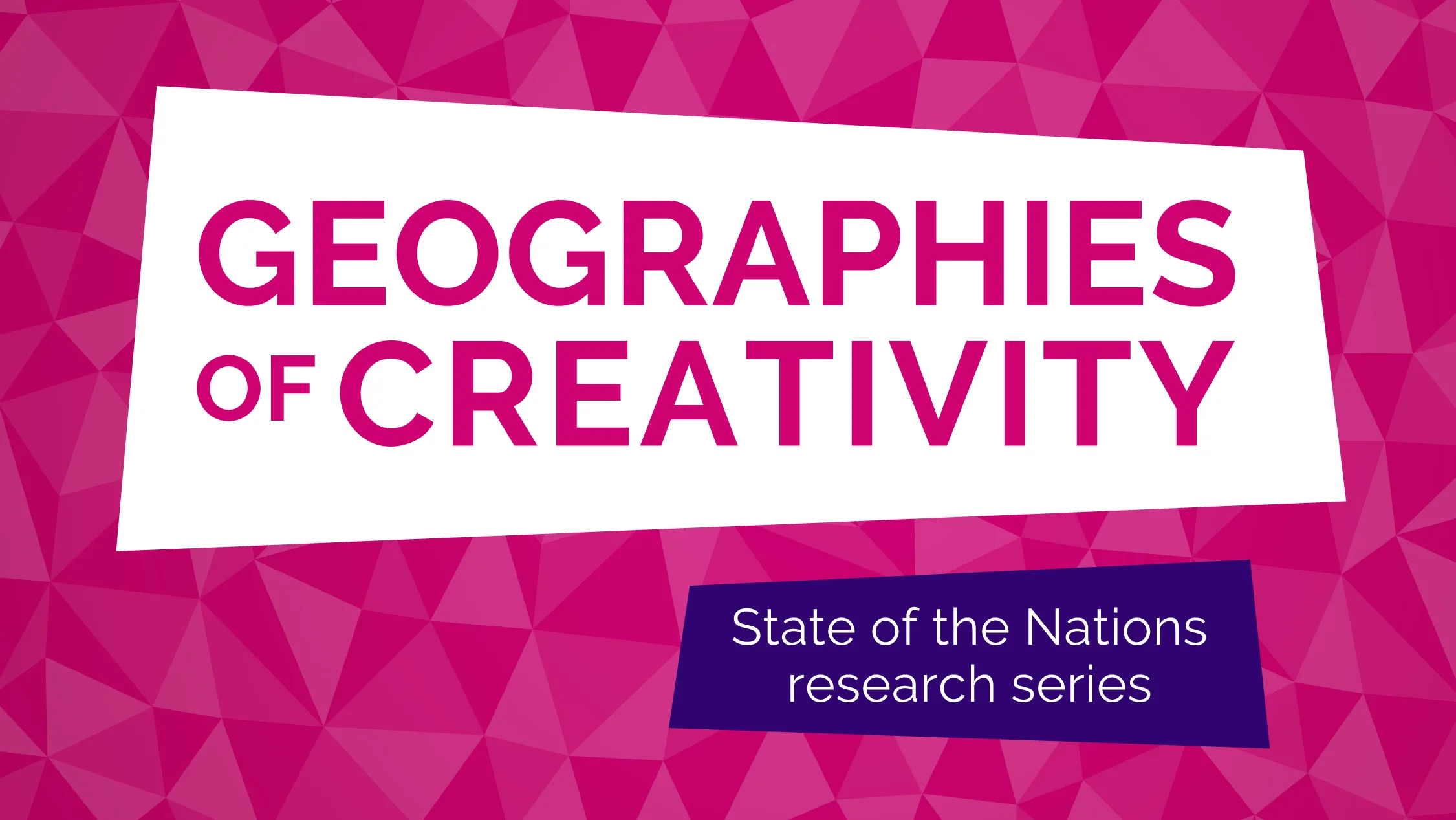 Press Release: Investing in ‘creative clusters’ is key to economic growth– and helping to level up the UK economy